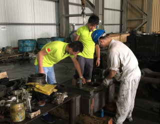 DMD王經理回訪某廠軸承使用情況